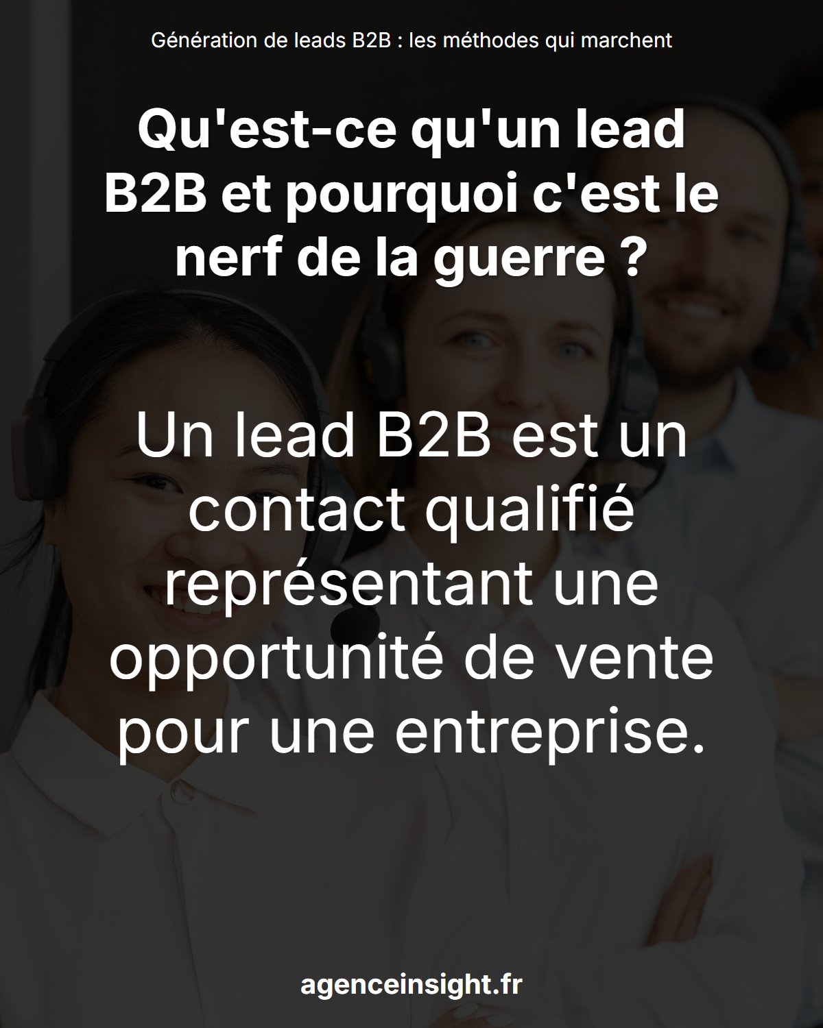 Génération de leads B2B : les méthodes qui marchent