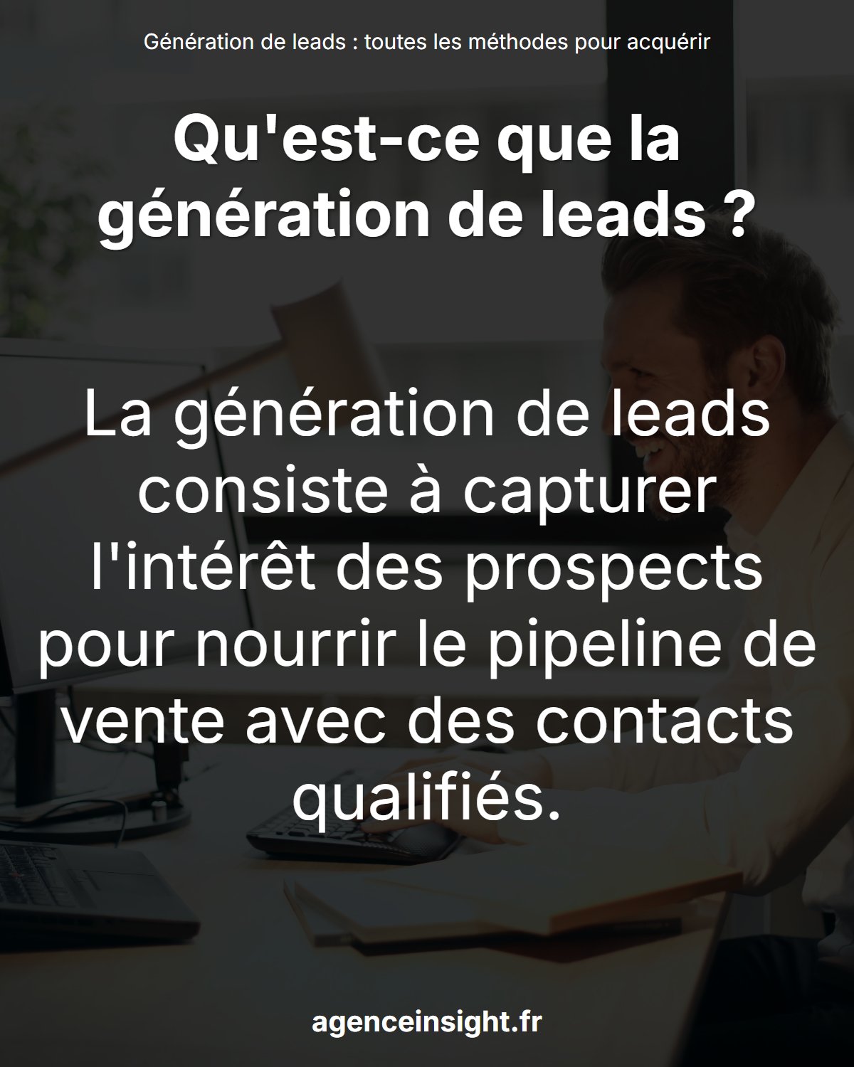 Génération de leads : toutes les méthodes pour acquérir des contacts
