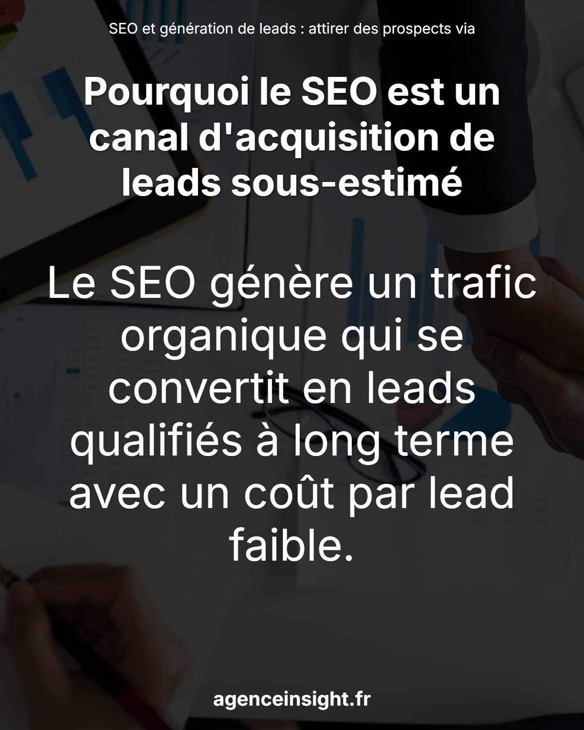 SEO et génération de leads : attirer des prospects via Google